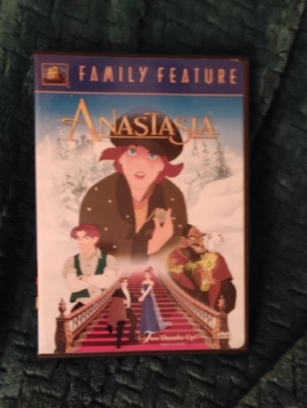 Disney Anastasia Movie DVD - Blue, Red, White, Gold